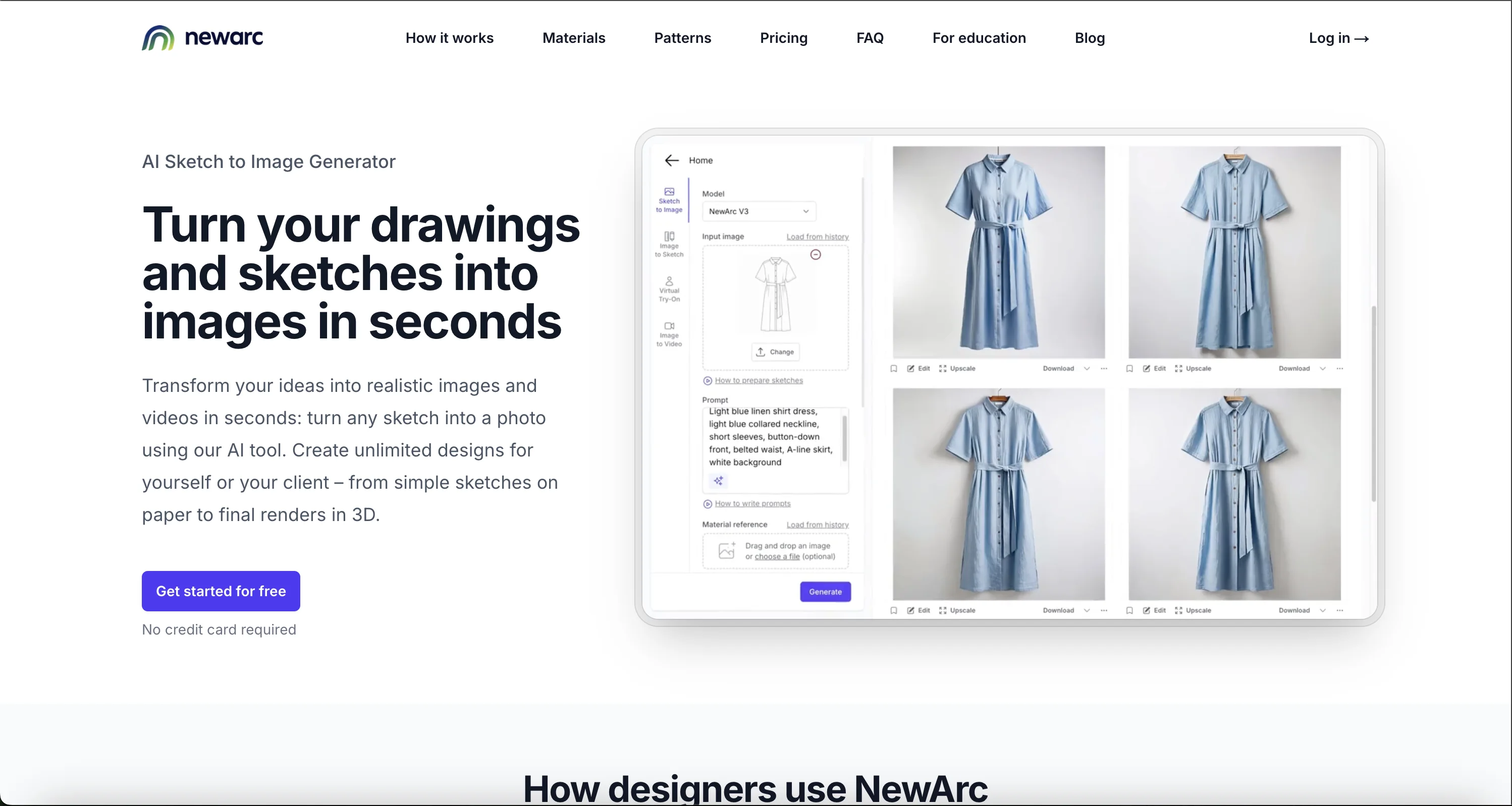 NewArc AI Sketch to Image Generator